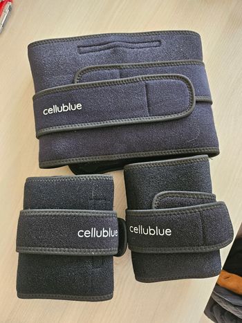 Ceintures froid cellublue ventre et cuisses