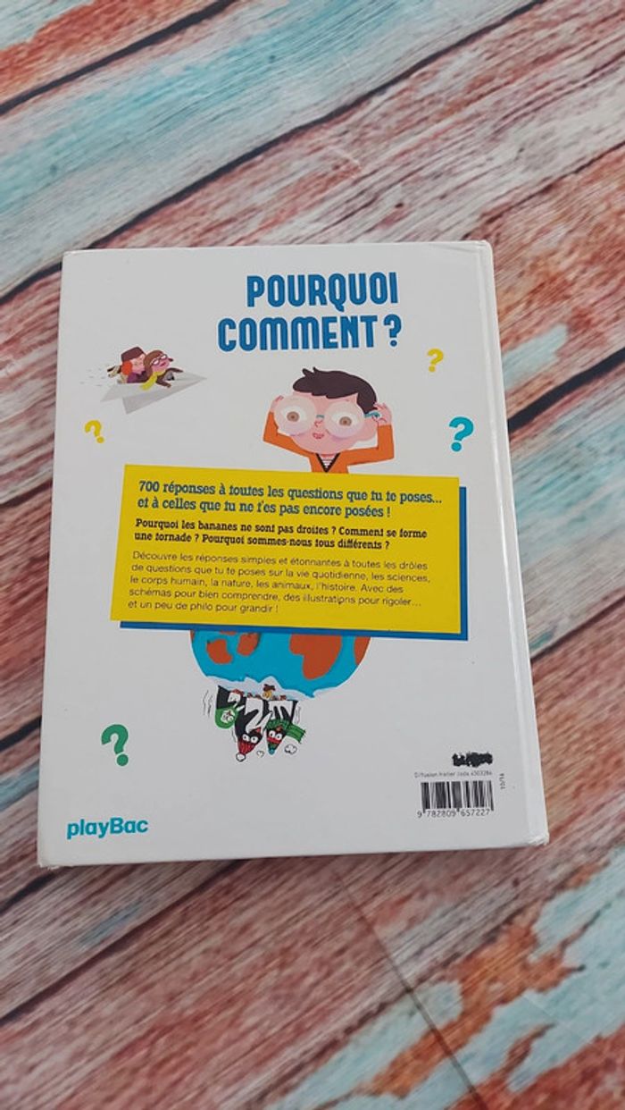 Livre pourquoi comment playbac - photo numéro 2