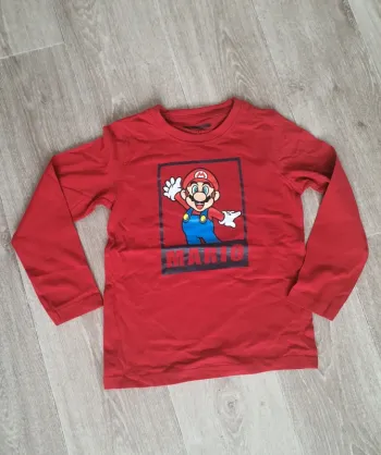 Tee-shirt Mario taille 6 ans
