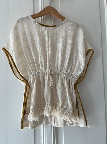 Tunique Zara beige 7/8 ans