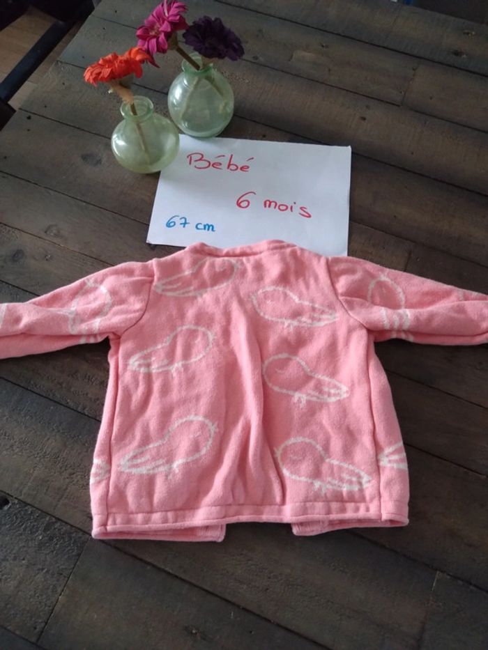 Ensemble pantalon de jogging et gilet lupilu bébé fille 6 mois - photo numéro 6