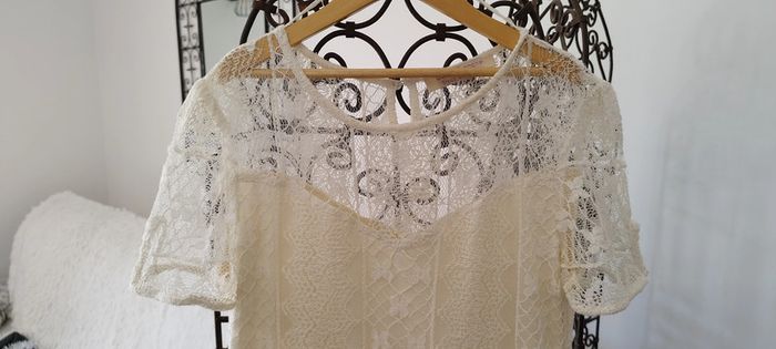 Robe brodée Cache Cache Dream Collection. Neuve. Taille 40 - photo numéro 2