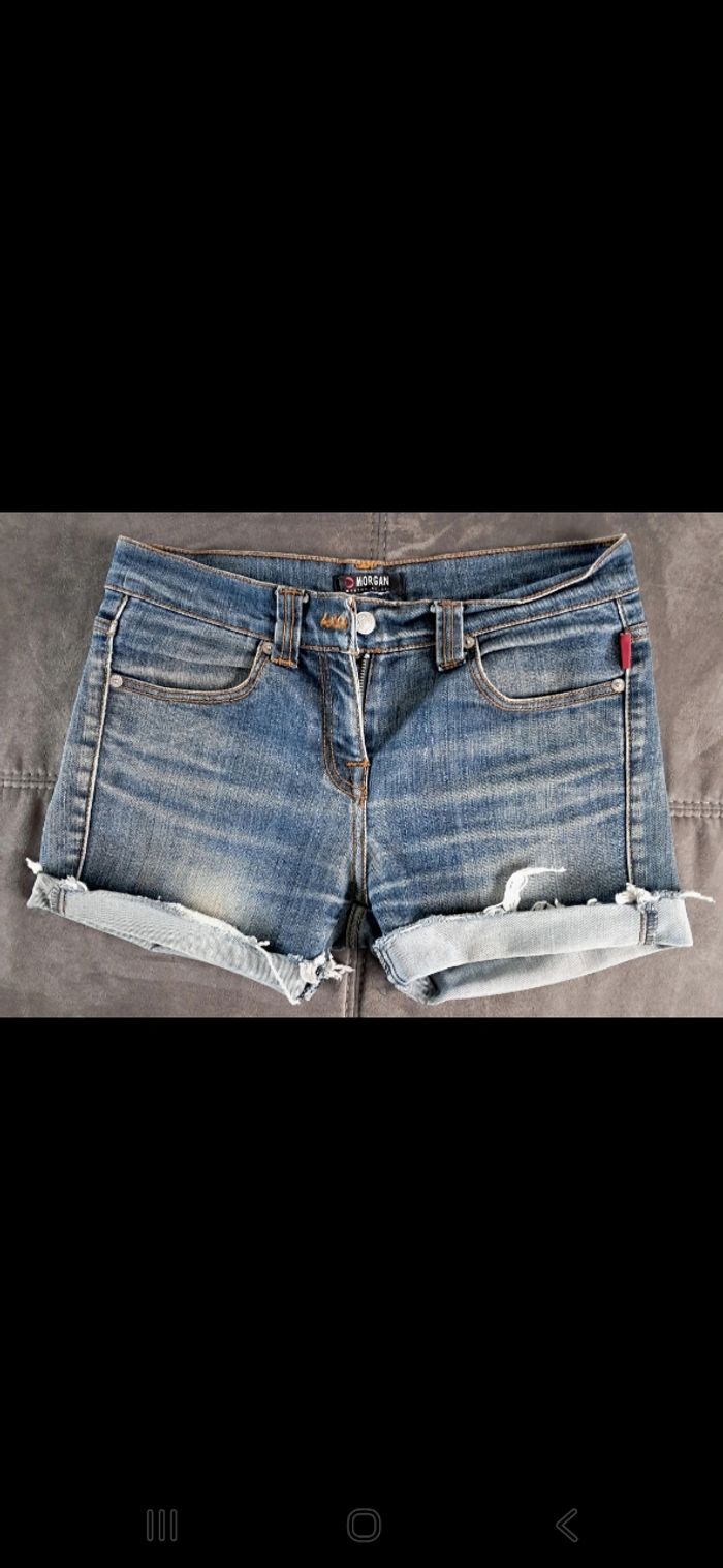 Short en jean femme Morgan