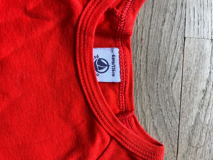 Robe rouge Petit Bateau 6 ans - photo numéro 5