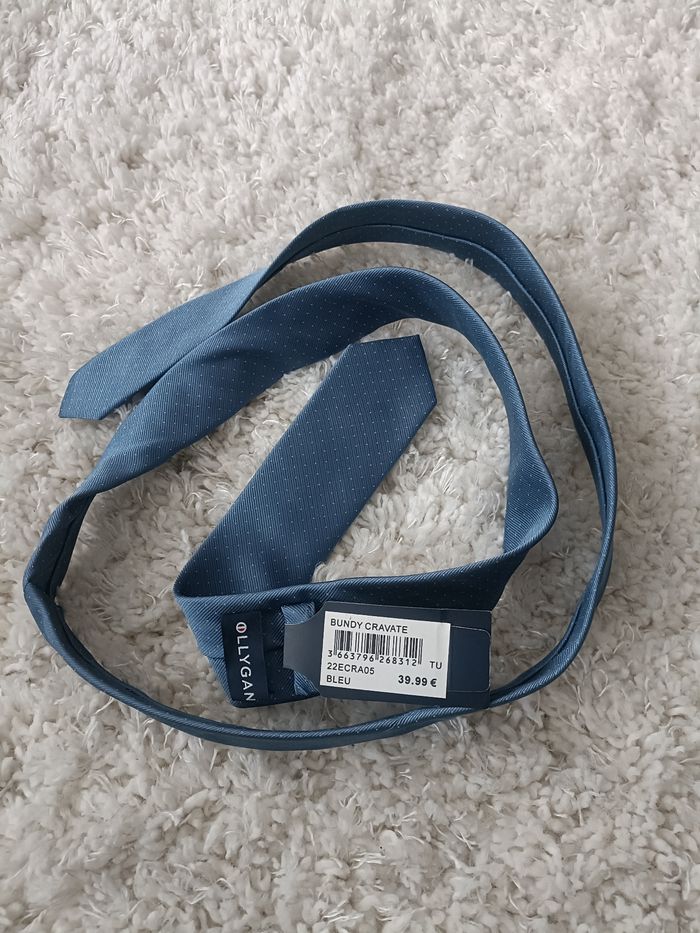 Cravate ollygan en 100% soie - photo numéro 3