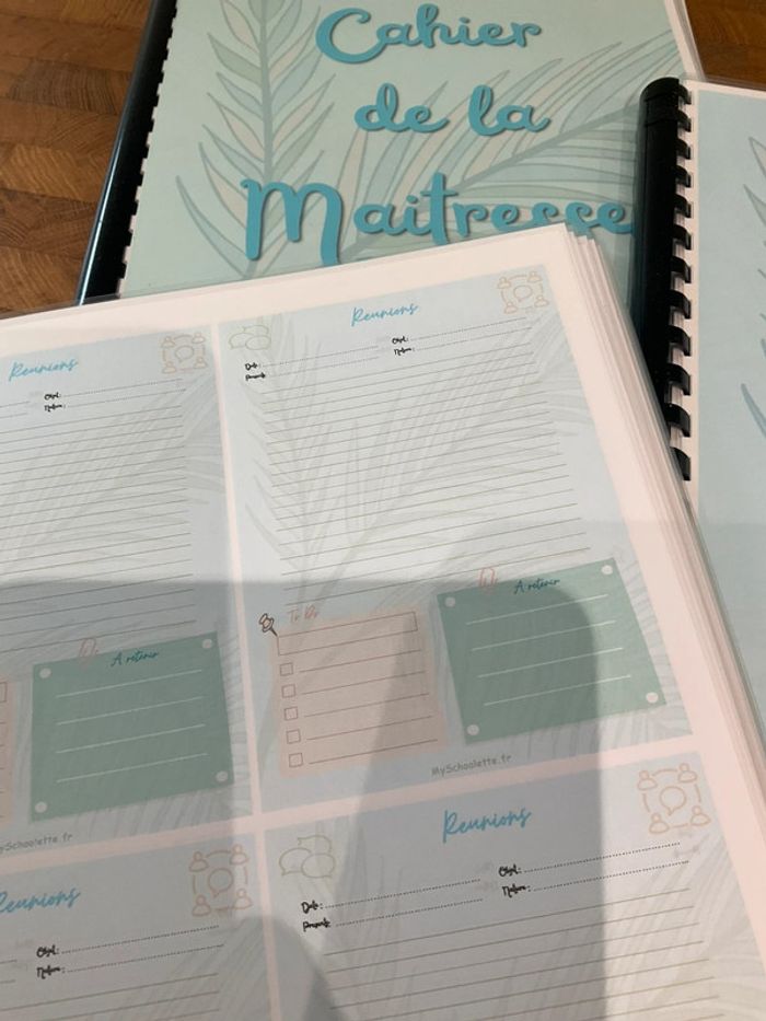 Cahier de la maîtresse édition 2025 2026 160 pages - photo numéro 8