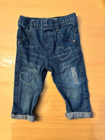 vêtement 62 cm 6 mois pantalon jean bébé fille lee cooper marque lot possible