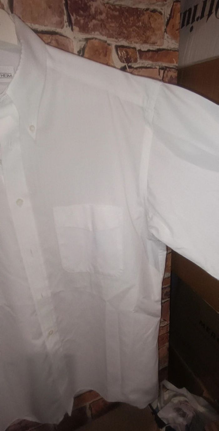 Chemise blanche courtes manches Jacques Heim - photo numéro 5