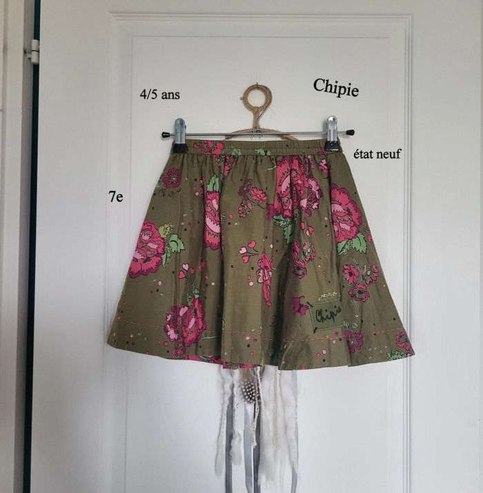 Jupe imprimé fleurs Chipie 4ans+
