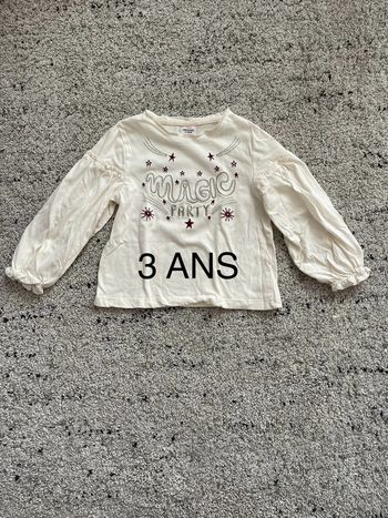 T-shirt fille 3 ans