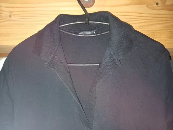 Robe polo Zara noire - photo numéro 3