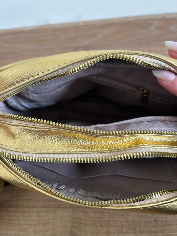 Sac en bandoulière doré et multicolore neuf - photo numéro 9