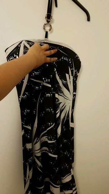 Robe bustier brillante