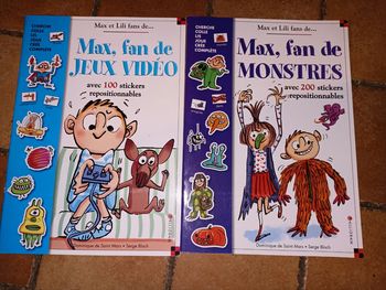 Lot deux livres d activités max et lili