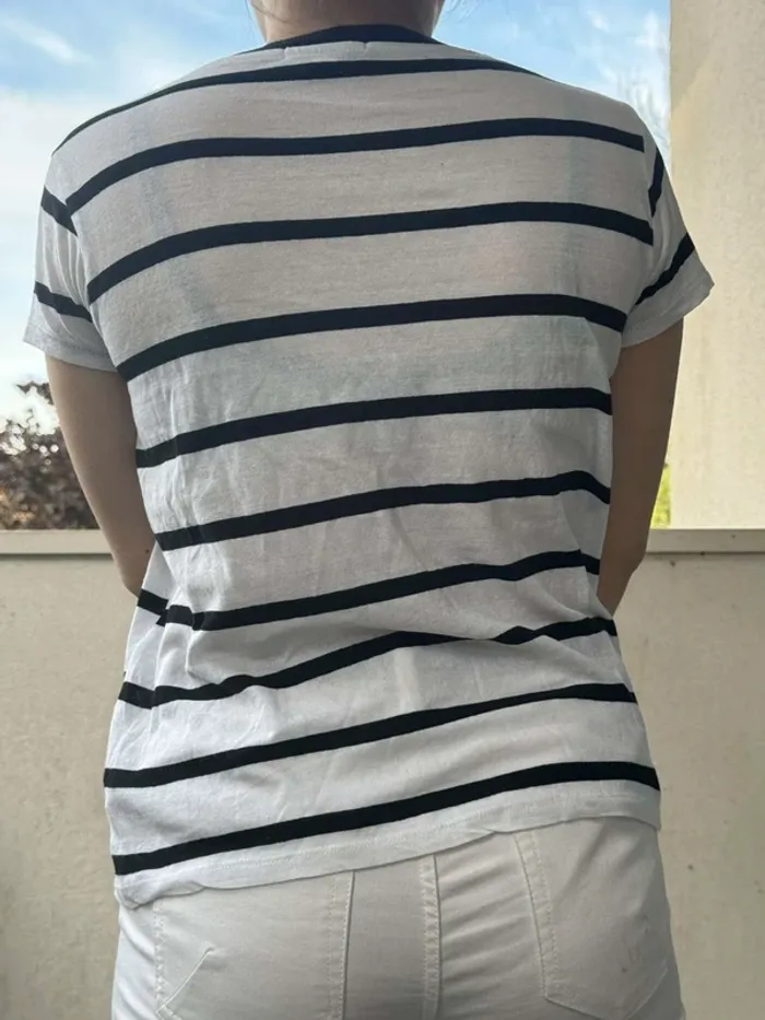 Tee-shirt à rayure - photo numéro 4
