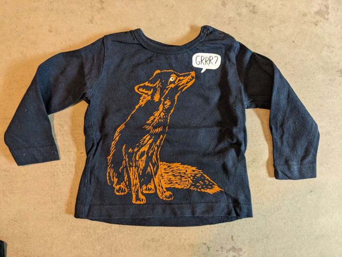 T-shirt manches longues 6 mois - photo numéro 2