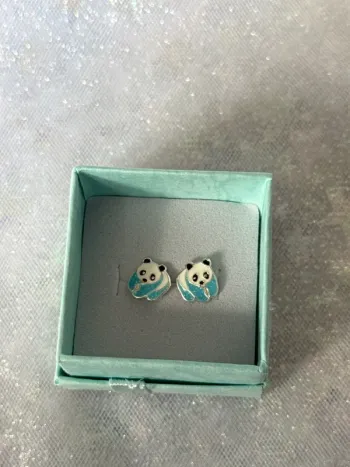 Boucles d’oreilles panda