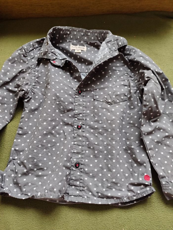 Chemise étoiles 3 ans