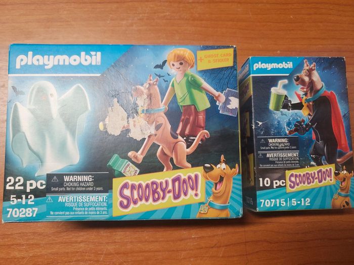 Playmobile 2 boîtes scoubidou.