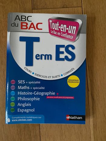 ABC du BAC, Terminale ES