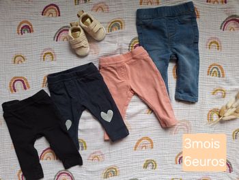 Lot pantalons 3mois