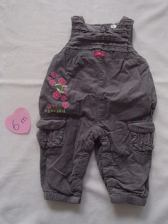 salopette velours 6 mois