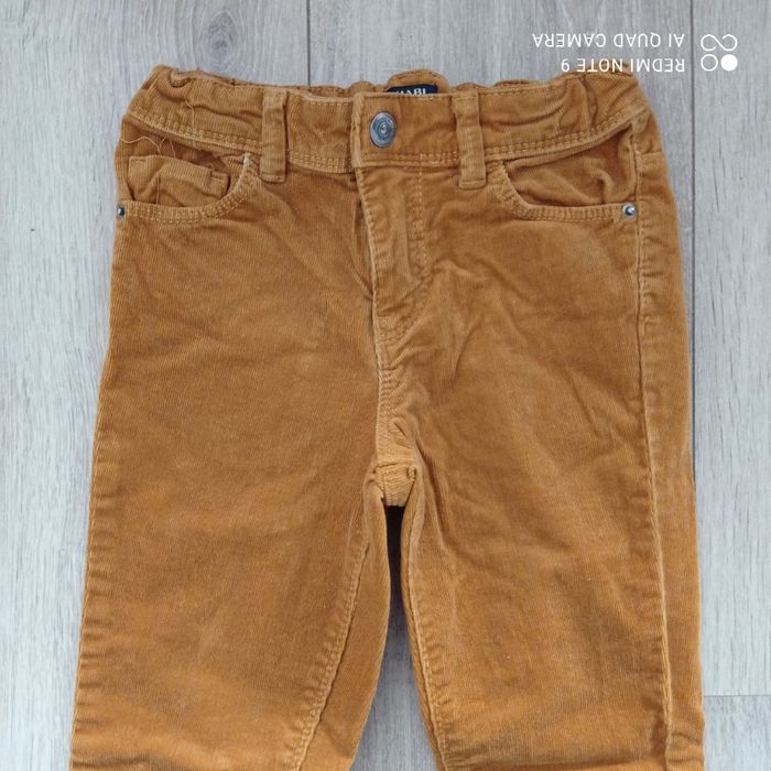 Pantalon velours ocre 7ans - photo numéro 2