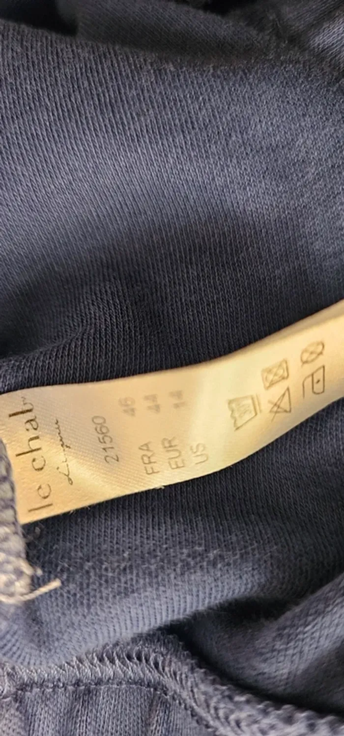 Ensemble 3 pièces Pyjama et Peignoir Coton Le Chat Taille 46 - photo numéro 4