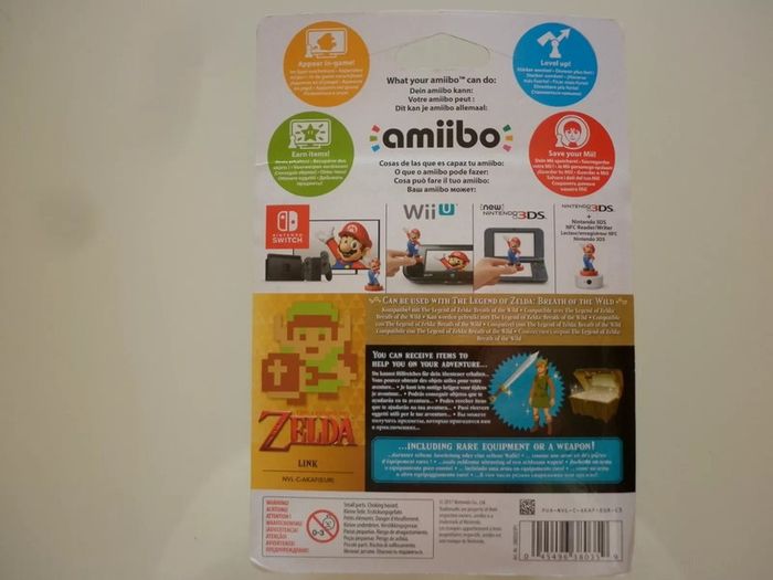 Link Pixel Amiibo Zelda Figurine Interactive Amiibo Wii U, Switch, 3DS - photo numéro 2