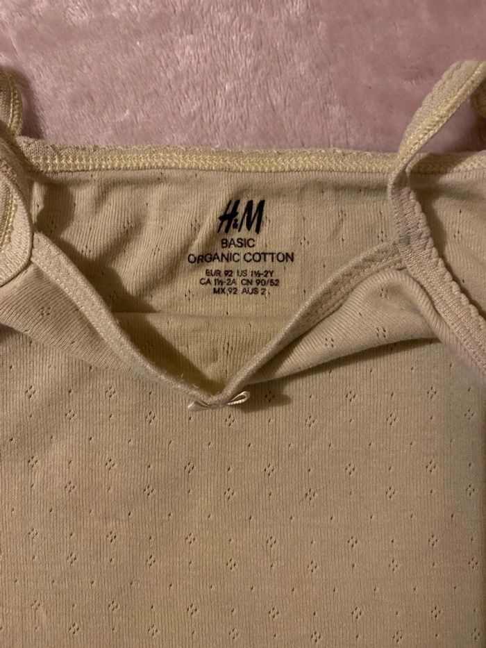 Bodys a bretelle H&M 92 cm - photo numéro 2