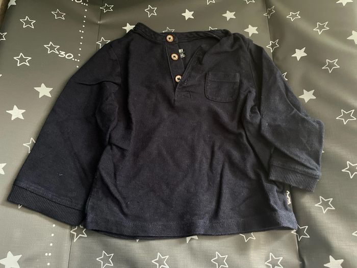 T-shirt manches longues Kiabi, 12 mois - photo numéro 2