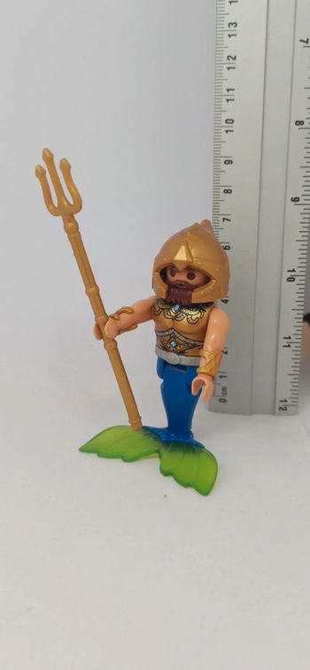 Homme aquaman ou poseidon sirène playmobil