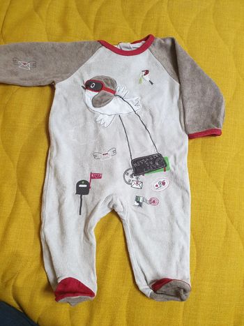 Pyjama dors bien bébé 6 mois oiseau