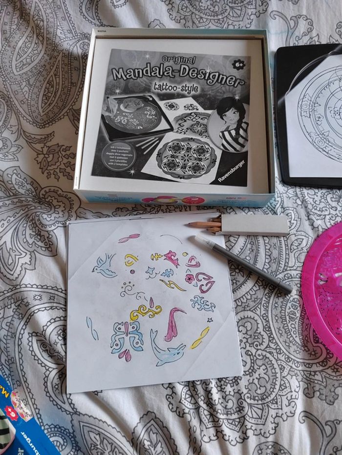 Original Mandala designer tattoo-style 6 ans - photo numéro 2