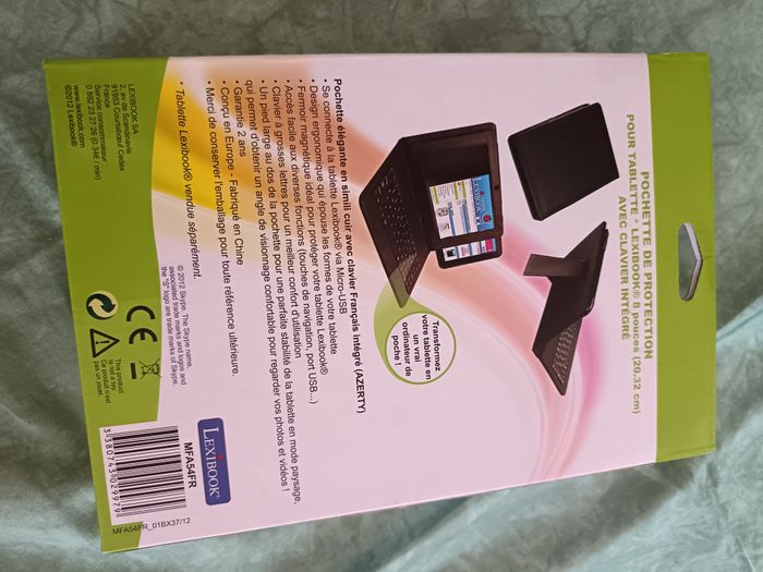 Lexibook Pochette avec clavier pour tablette 8 pouce neuve - photo numéro 3