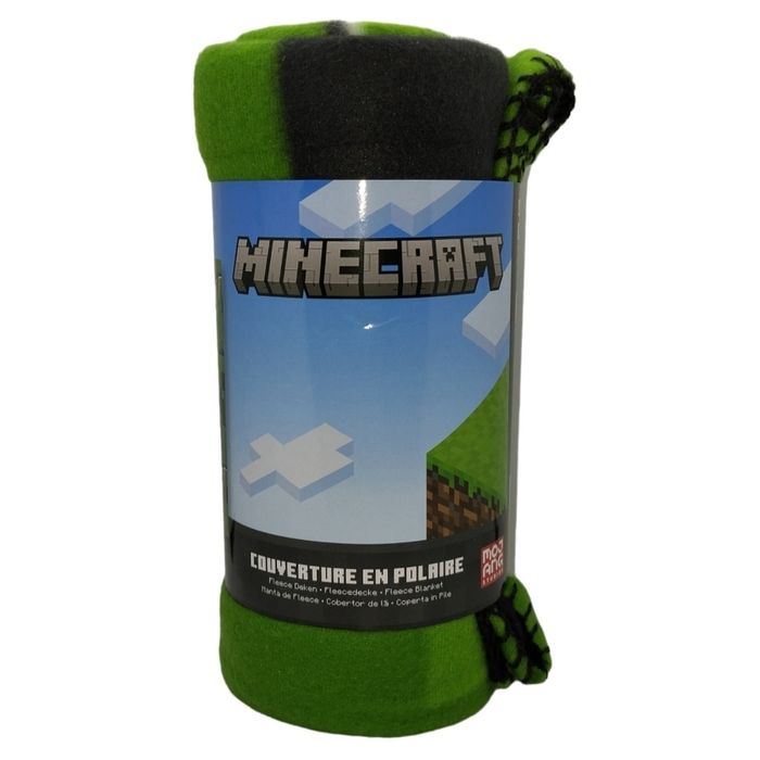 MINECRAFT - Plaid Polaire 100% Polyester - 100x140cm : Achat occasion ...