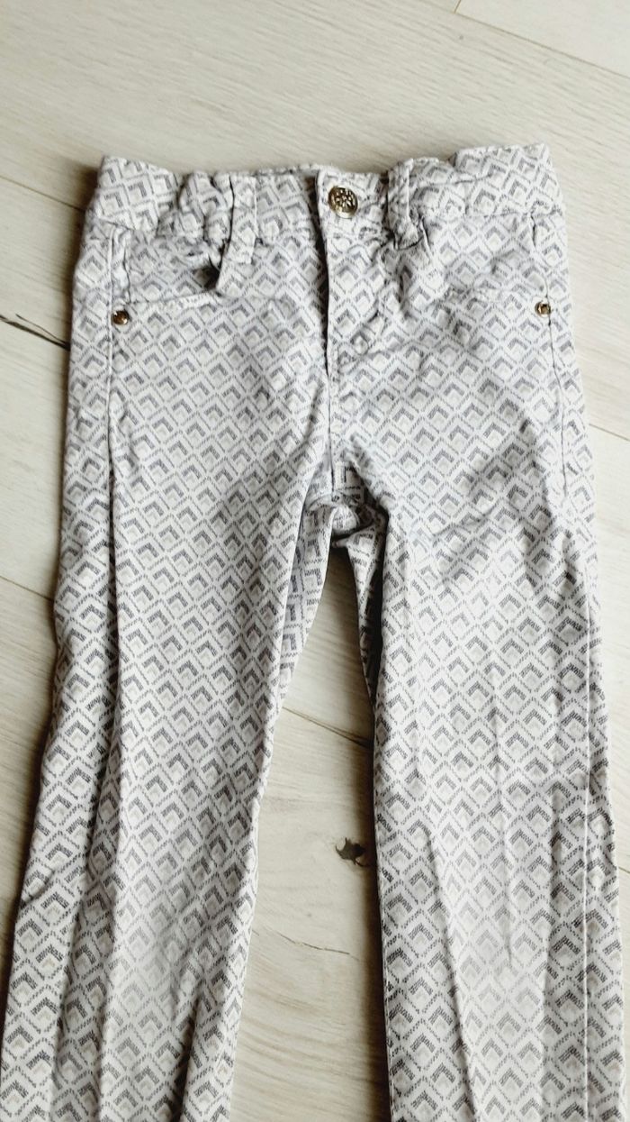 Vêtement fille pantalon Skinny Okaïdi 5 ans - photo numéro 3