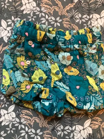 Short velours 12 mois