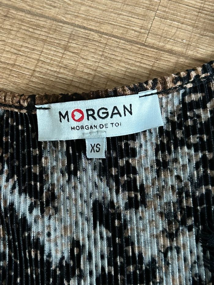 Blouse imprimée à manches courtes Morgan taille XS jamais portée - photo numéro 14