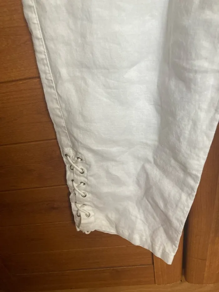 Pantalon Freda femme 40 lin - photo numéro 2