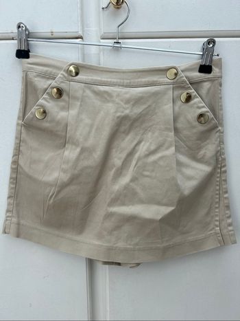 Jupe short beige 12 ans cyrillus
