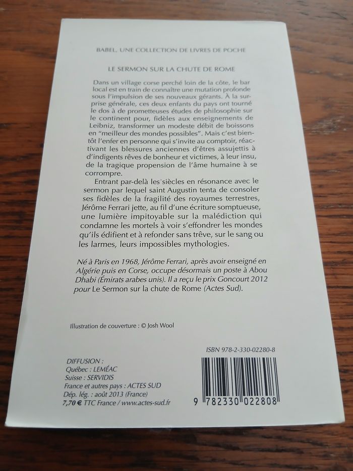 Le sermon sur la chute de Rome - photo numéro 2