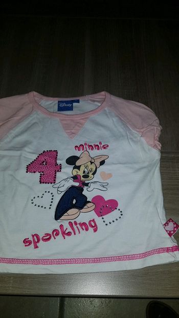 Tee-shirt manches courtes fille Minnie
