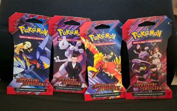 Pokémon Artset de 4 Boosters EV10 Rivalités Destinées sous Blisters Cartonnés