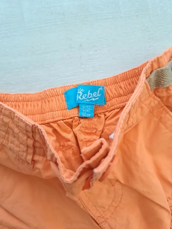 Lot 7 pièces taille 80 cm - Shorts bermudas maillot de bain - 9 12 mois - coton - photo numéro 7