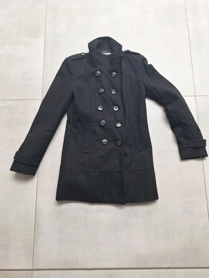 Manteau noir taille 38