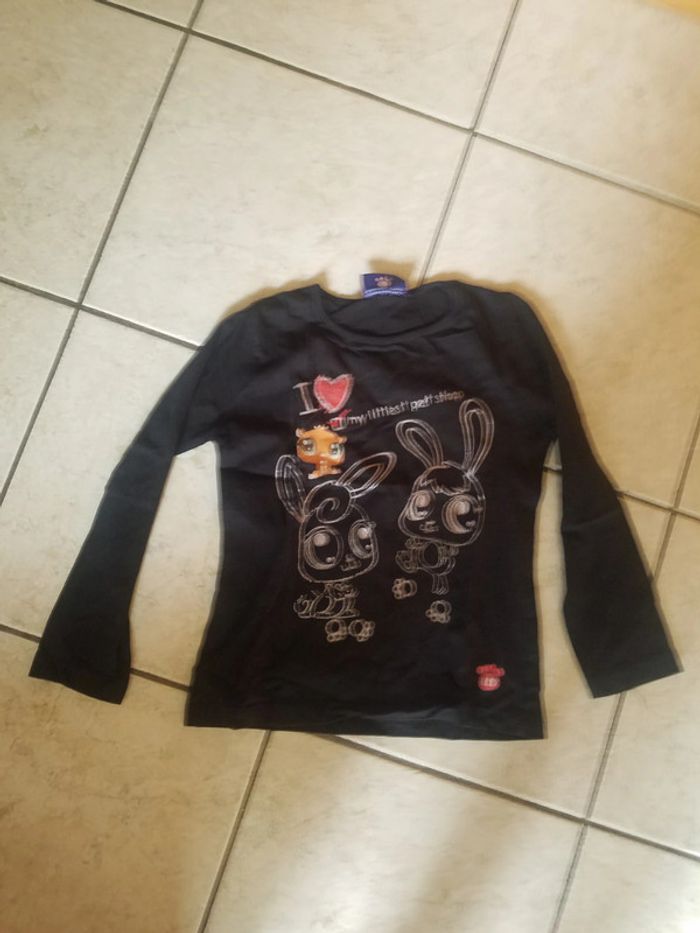 Tee-shirt petshop 8 ans
