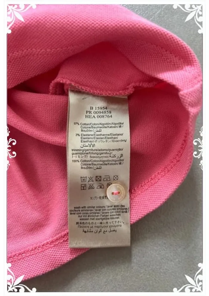 👑 Polo Burberry rose - Taille 8 ans - pour les mini queens au goût très sûr ! 🌸 - photo numéro 7