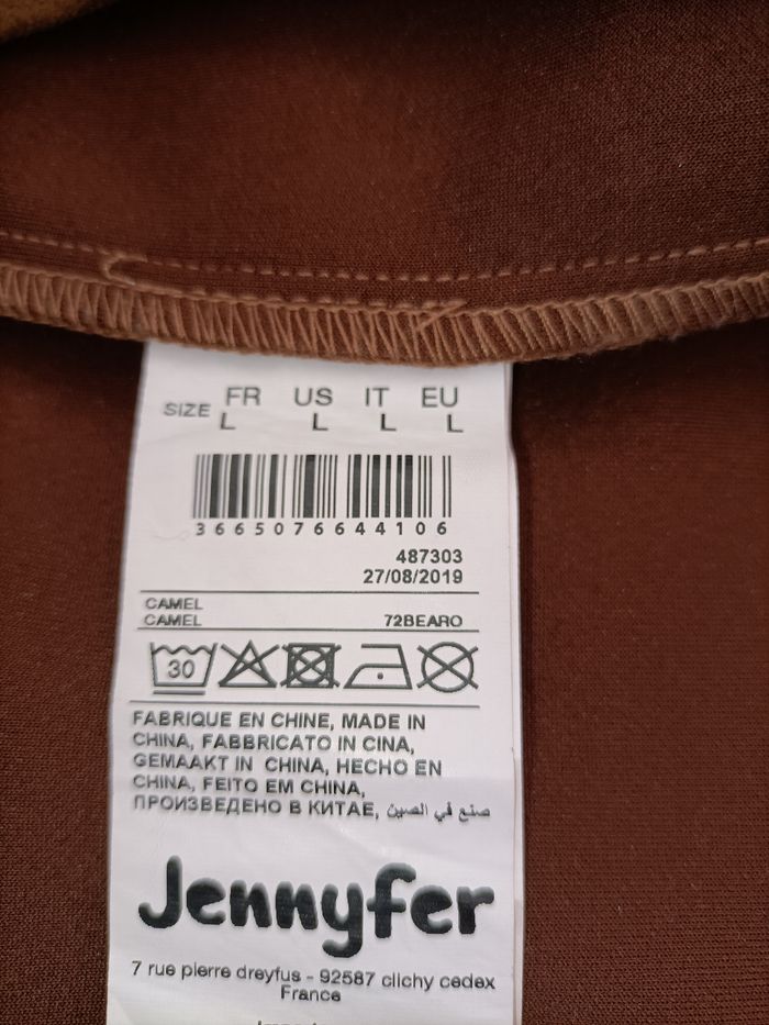 Robe salopette marron effet daim suédine 40 Jennyfer - photo numéro 7