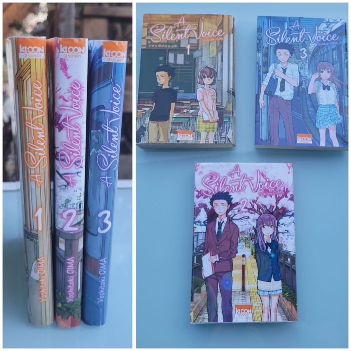 Manga A silent Voice, tomes 1 à 3